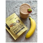 „Protein Mix“ augaliniai baltymai (bananų ir kakavos skonio). Baltymų kokteiliai