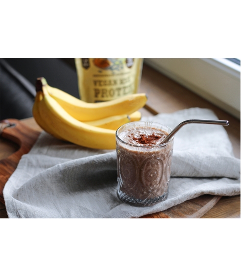 Cocoa-Banana Protein Mix. Protein drinks
