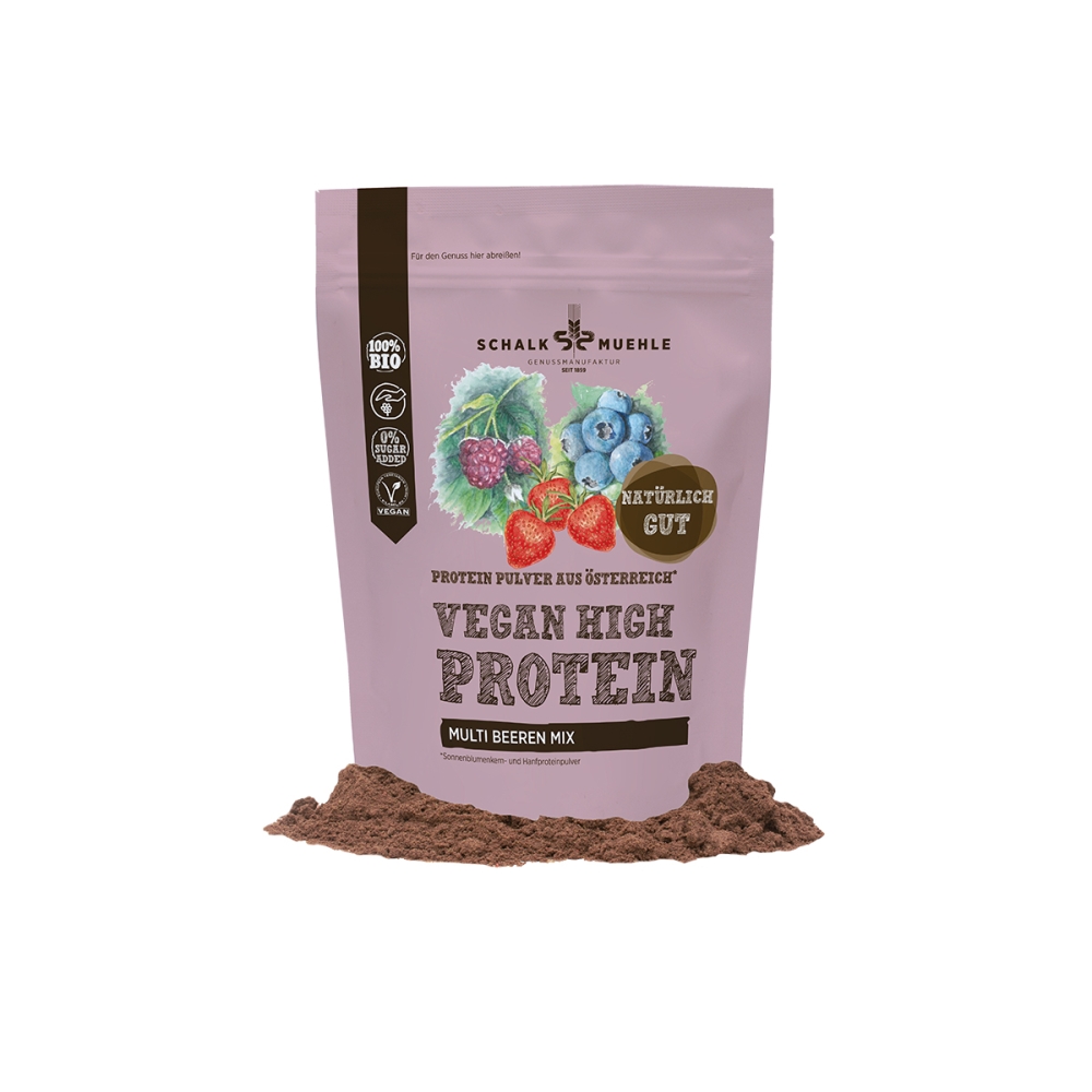 Schalk Muhle „Protein Mix“ augaliniai baltymai (miško uogų skonio). Baltymų kokteiliai