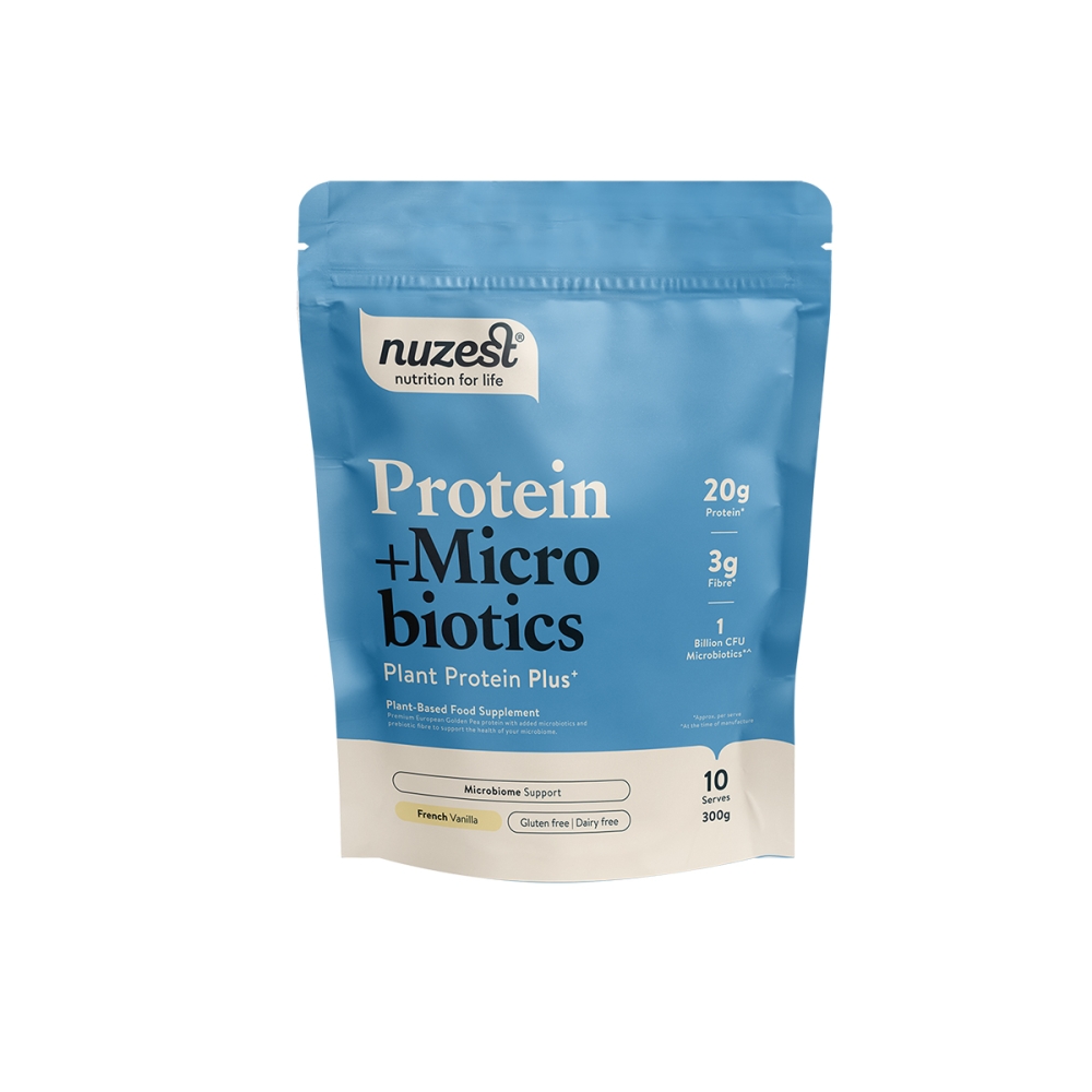 Protein Plus baltymai su probiotikais vanilės skonio. Baltymų kokteiliai