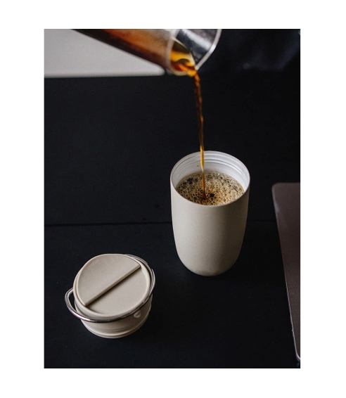 Cup Grey. Water bottles and cups