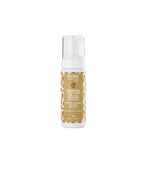 P’URE Papayacare Head to Toe Baby Wash. Body care for babies and infants