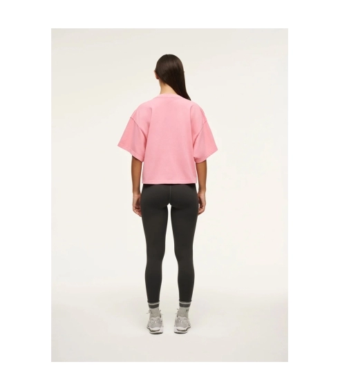 RALLY TEE IN PINK LEMONADE. Tops