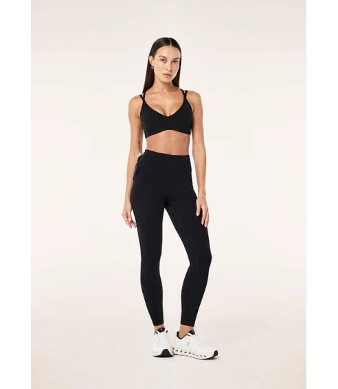 "Rapid Full Length Leggings" juodos spalvos tamprės su kišenėmis. Tamprės
