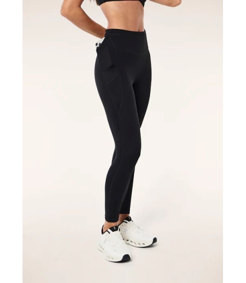 "Rapid Full Length Leggings" juodos spalvos tamprės su kišenėmis. Tamprės