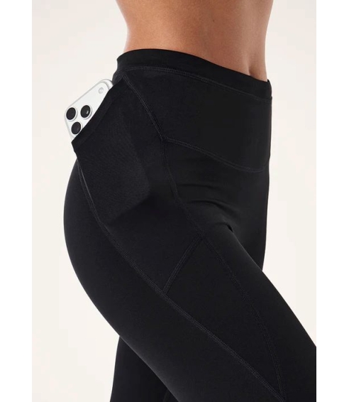 "Rapid Full Length Leggings" juodos spalvos tamprės su kišenėmis. Tamprės