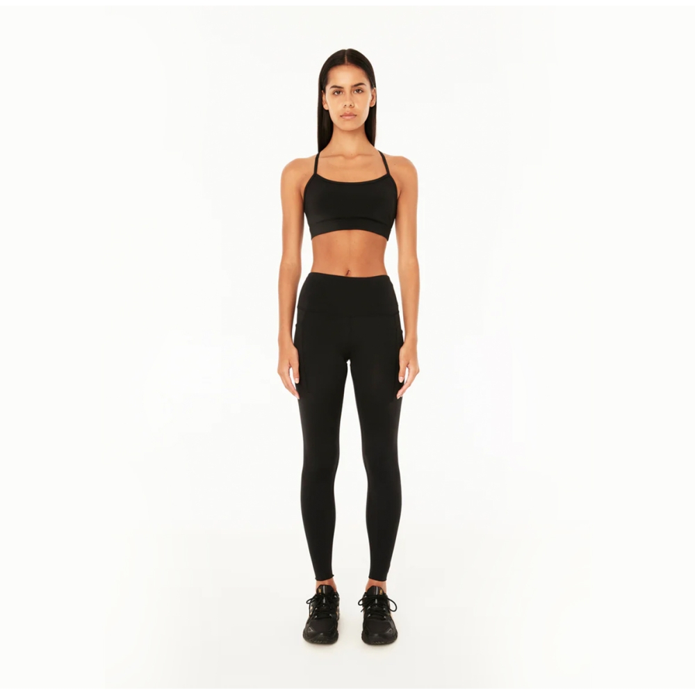 RECALIBRATE 7/8 LEGGING IN BLACK. Leggings