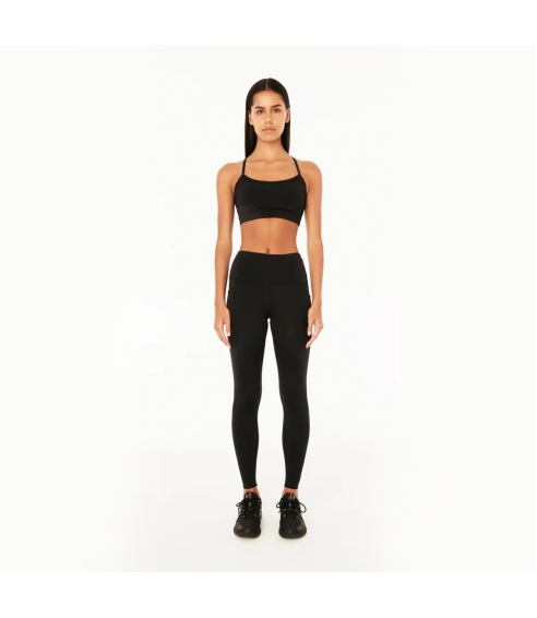 RECALIBRATE 7/8 LEGGING IN BLACK. Leggings