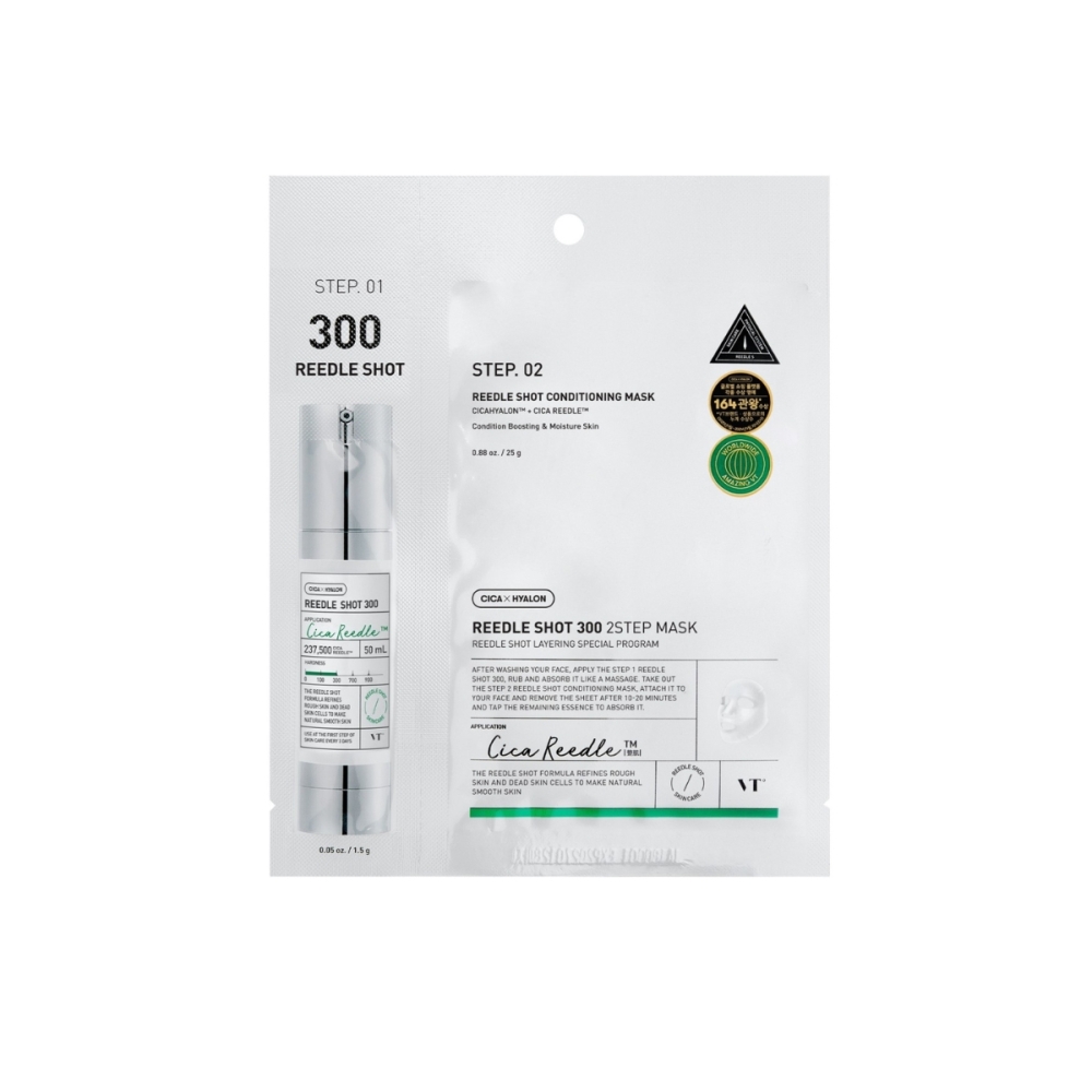 VT Cosmetics Reedle Shot 300 2 Step Mask. Korean Serums and Ampoules