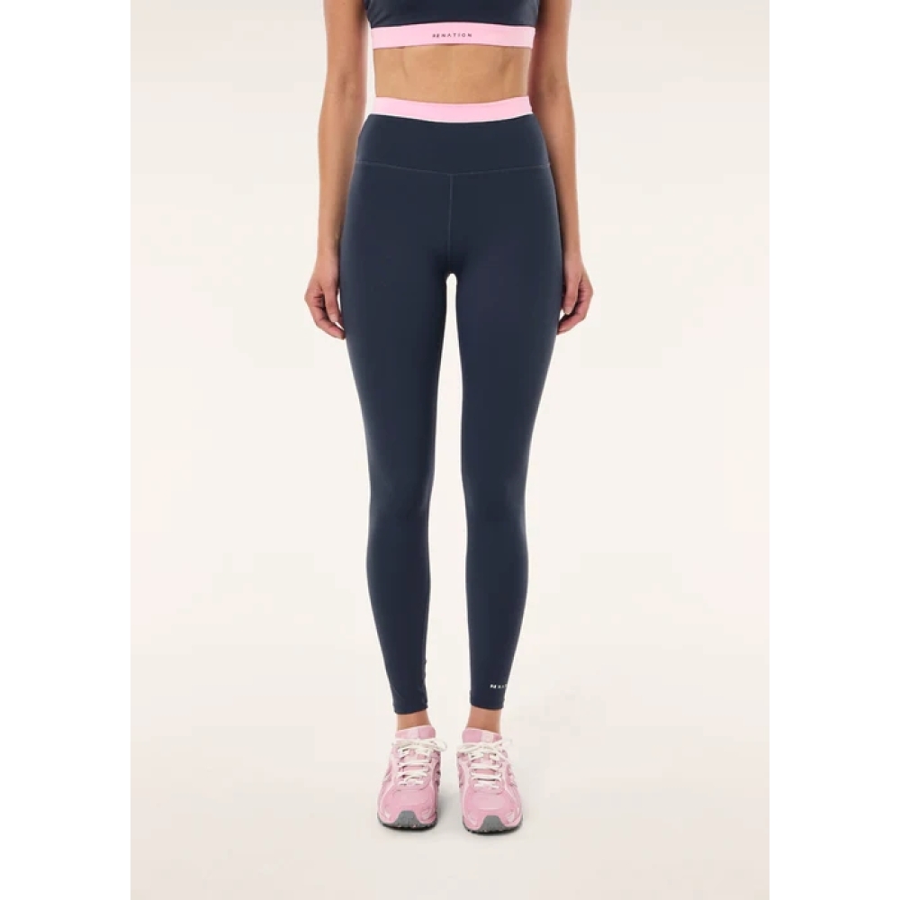 P.E Nation Reflect full length legging in marine blue. Leggings