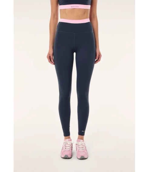 Reflect full length legging in marine blue. Leggings