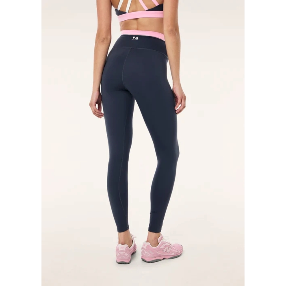 P.E Nation Reflect full length legging in marine blue. Leggings