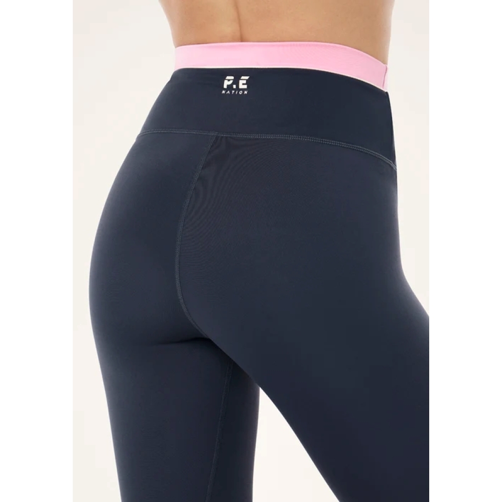 P.E Nation Reflect full length legging in marine blue. Leggings