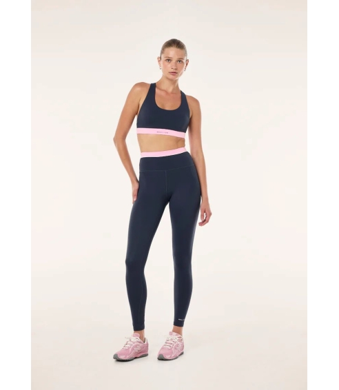 Reflect full length legging in marine blue. Leggings