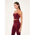 "Release Seamless Tank" bordo spalvos besiūlė palaidinė. Marškinėliai