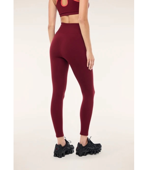 Restore seamless legging in cabernet & strawberry. Leggings