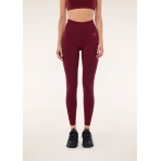 "Restore Seamless Legging" bordo spalvos besiulės tamprės. Tamprės