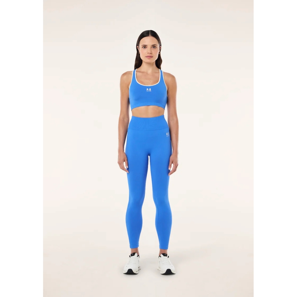 P.E Nation "Restore Seamless Legging" mėlynos spalvos besiulės tamprės. Tamprės
