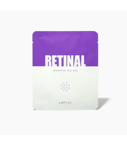 LAPCOS Retinal Resurfacing Sheet Mask. Sheet and hydrogel masks
