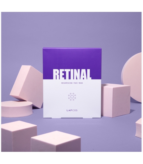 LAPCOS Retinal Resurfacing Sheet Mask. Sheet and hydrogel masks