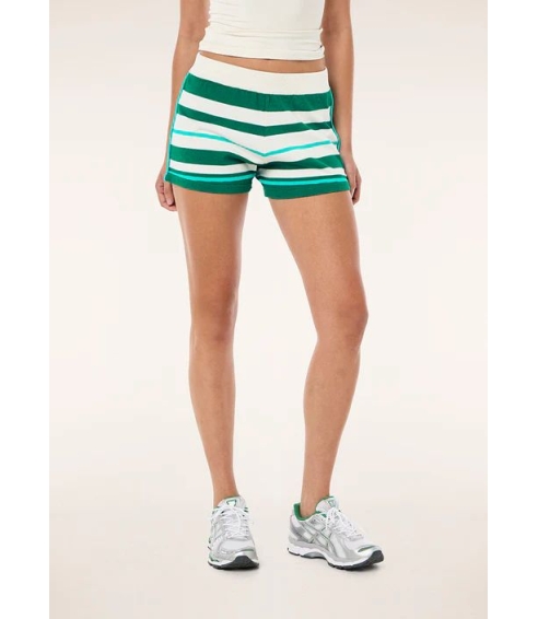 "Retreat Knit Short" žalios spalvos nerti šortai. Šortai