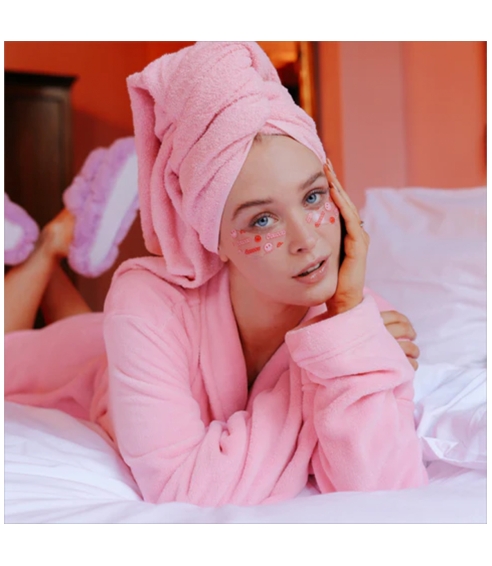 "Reusable Eye & Smile Patches” daugkartinio naudojimo pleistrai paakių bei lūpų zonai. Silikoniniai pleistrai