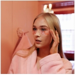 "Reusable Eye & Smile Patches” daugkartinio naudojimo pleistrai paakių bei lūpų zonai. Silikoniniai pleistrai