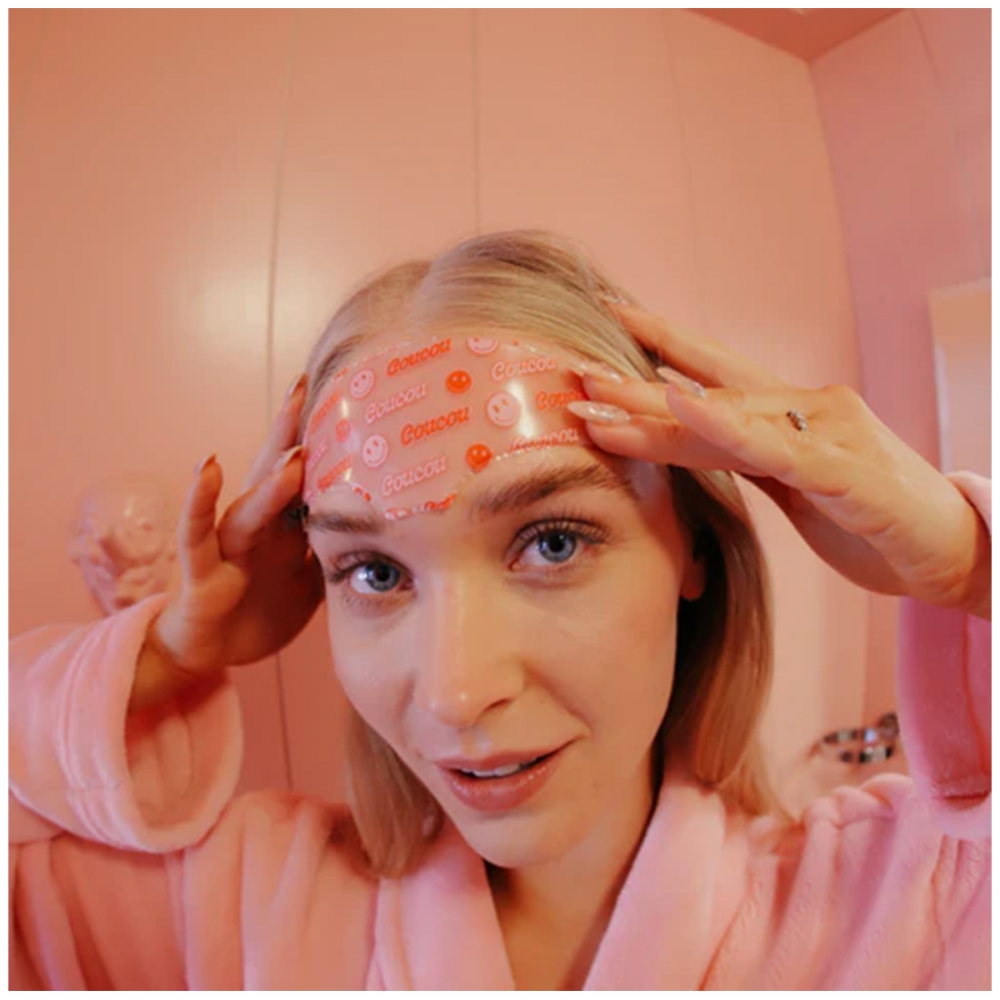 The Coucou Club "Reusable Forehead Patch” daugkartinio naudojimo silikoninis pleistras. Silikoniniai pleistrai