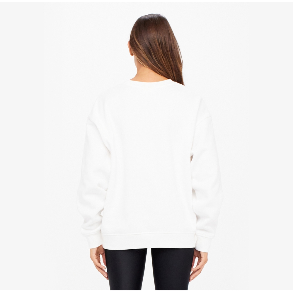 SATURN ARROW WHITE SWEATER. Jumpers