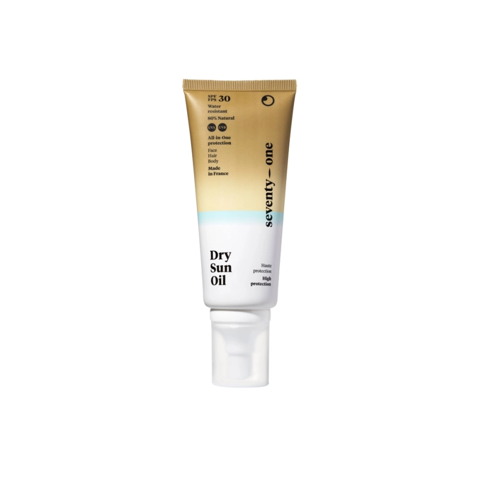 SeventyOne Percent Dry Sun Oil SPF 30. Body sunscreen for adults