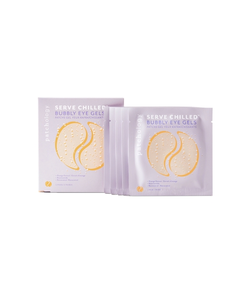 SERVE CHILLED™ BUBBLY EYE GELS: 5 PAIRS. Eye masks