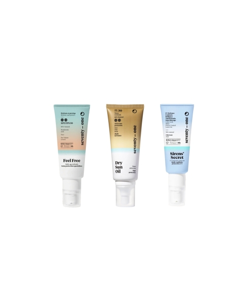SeventyOne Percent bundle. Face sunscreen