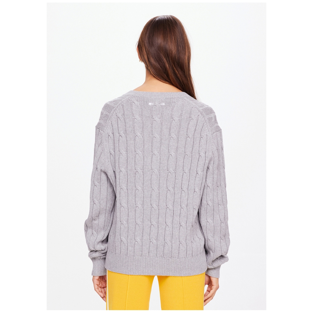 The Upside SEYMOUR CABLE KNIT SWEATER. Sweaters