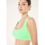 "Signature Scoop Sports Bra" žalsvos spalvos sportinė liemenėlė. Sportinės liemenėlės "Signature Scoop Sports Bra" žalsvos spalvos sportinė liemenėlė. Sportinės liemenėlės
