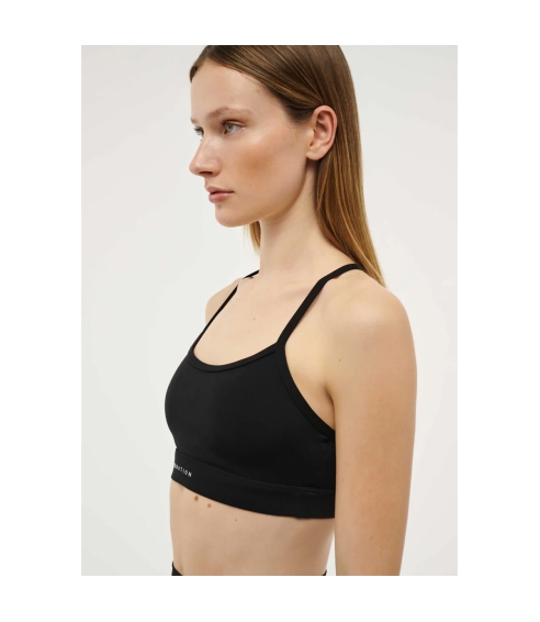 SIGNATURE SPORTS BRA-BLACK . Sports Bras