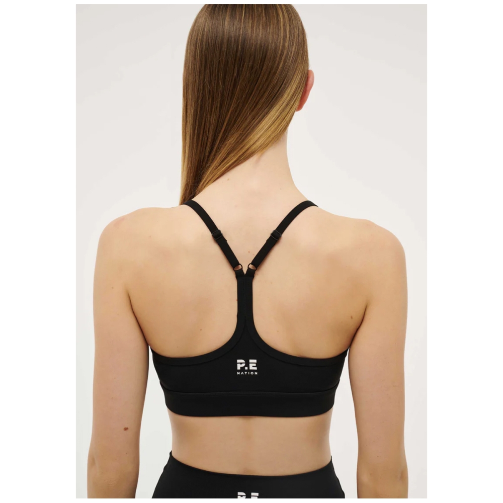 P.E Nation SIGNATURE SPORTS BRA-BLACK . Sports Bras