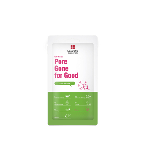 Skaistinanti kaukė "Pore Gone for Good". Korėjietiškos veido kaukės