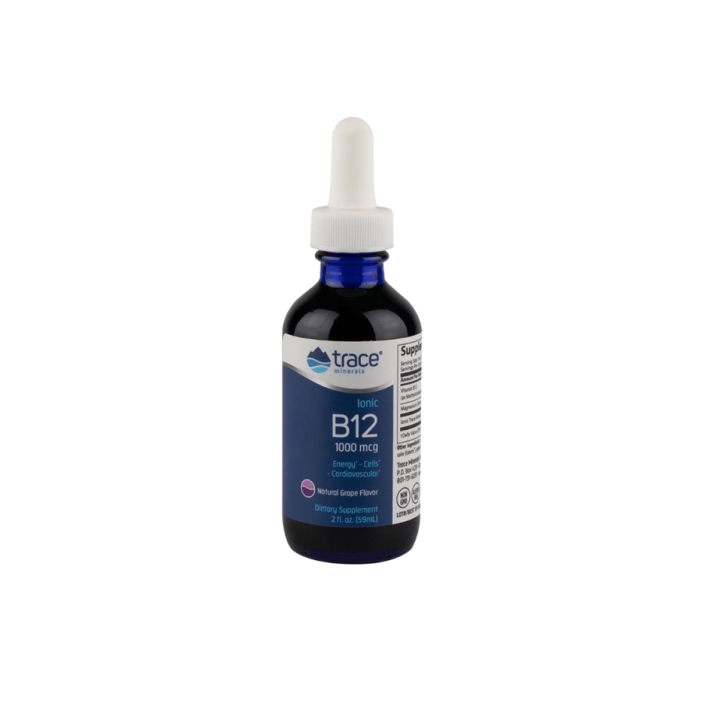 Trace Minerals Skystas Vitaminas B12 1000mcg. Smegenų veiklai