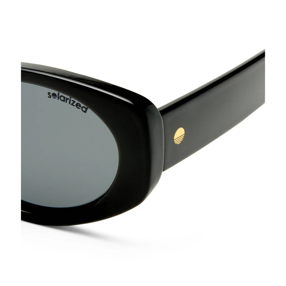 Solarized Sunglasses Sleek Oval Cat - Black Polarised Solarized Sleek Oval Cat - Black Polarised. Sunglasses