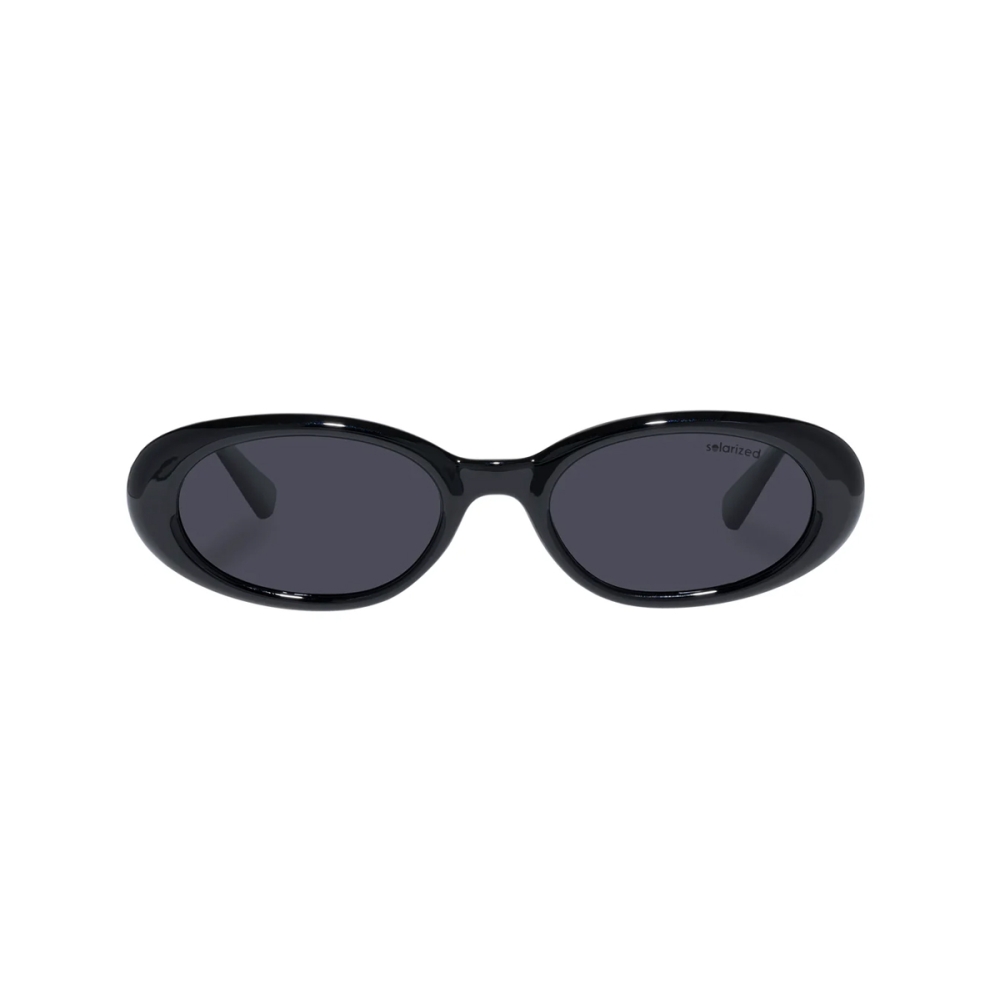 Solarized "Slimfit Oval - Black Smoke Mono Polarised" akiniai nuo saulės. Akiniai nuo saulės
