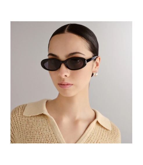 Slimfit Oval - Black Smoke Mono Polarised. Sports and fashion