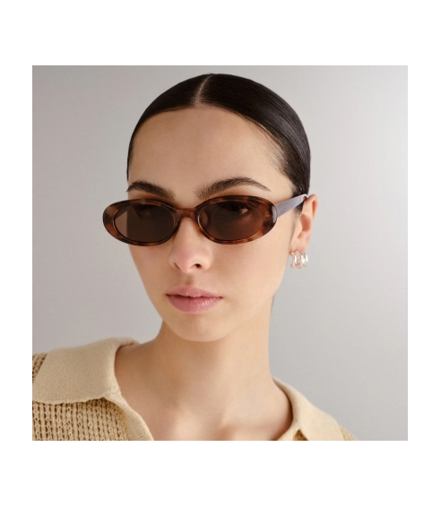 Slimfit Oval - Dark Tort Polarised. Sports and fashion