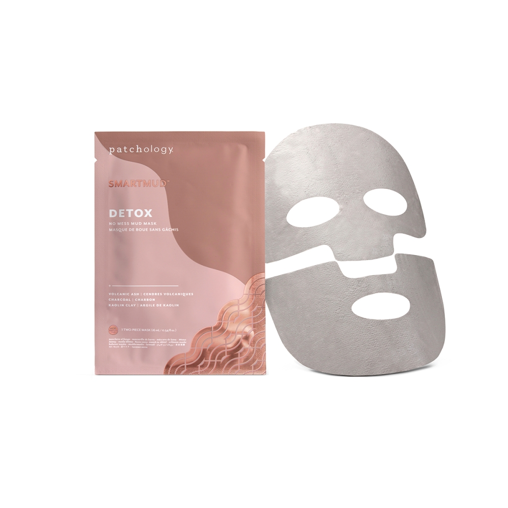 SmartMud® No Mess Mud Detox Sheet Mask. Korean masks