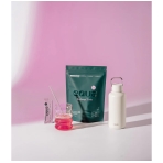 Cranberry and mint flavour electrolytes. Electrolyte drinks