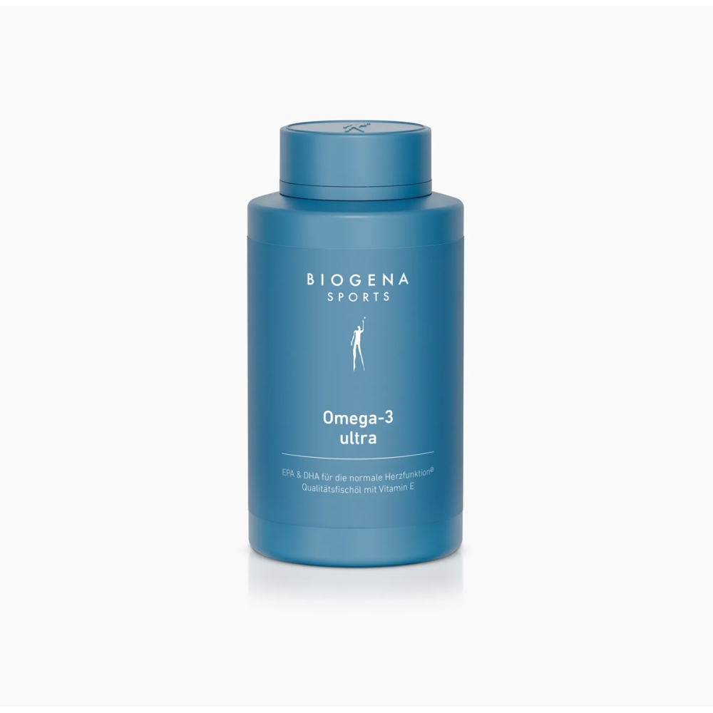 Biogena Sports Omega - 3 ultra. Žuvų taukai ir Omega-3