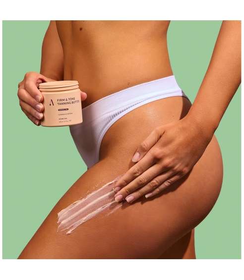 FIRM AND TONE TANNING BUTTER. Body