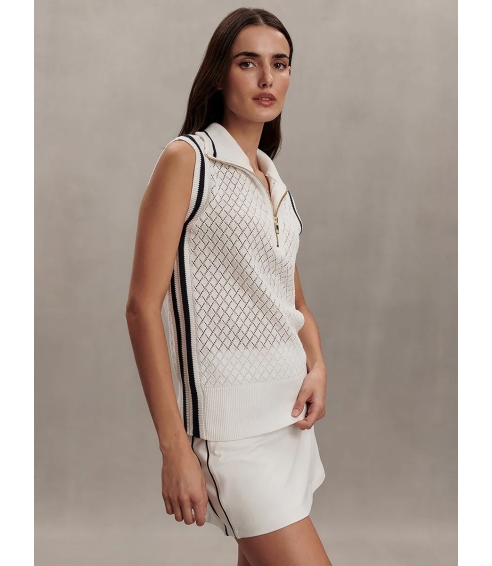 Stefan Half-Zip Vest . Vests