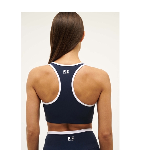 STELLAR SPORTS BRA IN DARK NAVY. Sports Bras