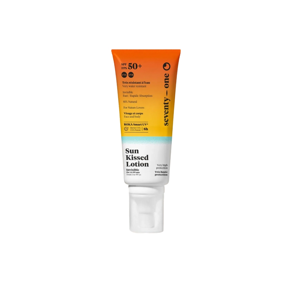 SeventyOne Percent "Sun Kissed Lotion SPF50" apsauga nuo saulės vaikams. Kremai nuo saulės vaikams