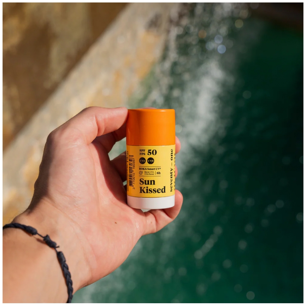 SeventyOne Percent “SunKissed SPF50“ apsauginis pieštukas nuo saulės . Veido kremai nuo saulės